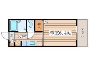 エスポア－ル鶴里の物件間取画像